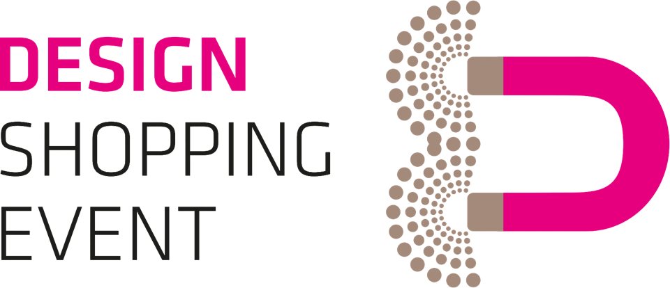 Logoentwurf Beispiel eine Variante der Logos für Design Shopping Event