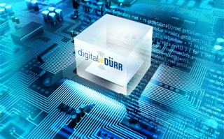 Ein weiteres Motiv der Serie Dürr digital, Industrie 4.0