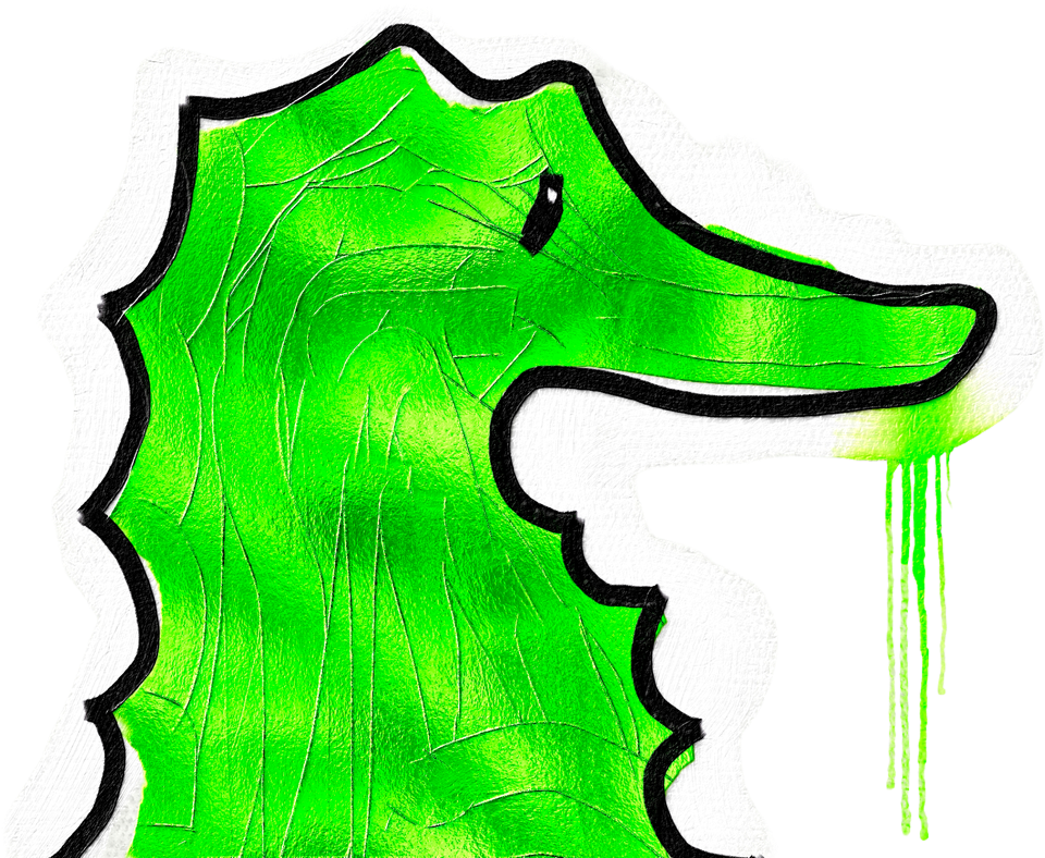 Illustration mit Metallicfolie von Jürgen Benesch